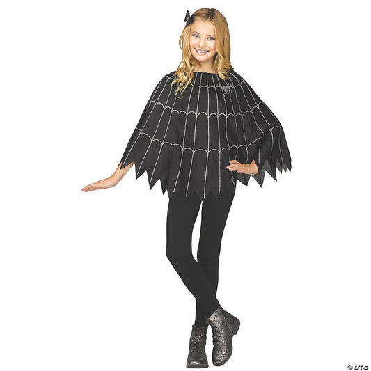 PONCHO SPIDERWEB SILVER CH UP