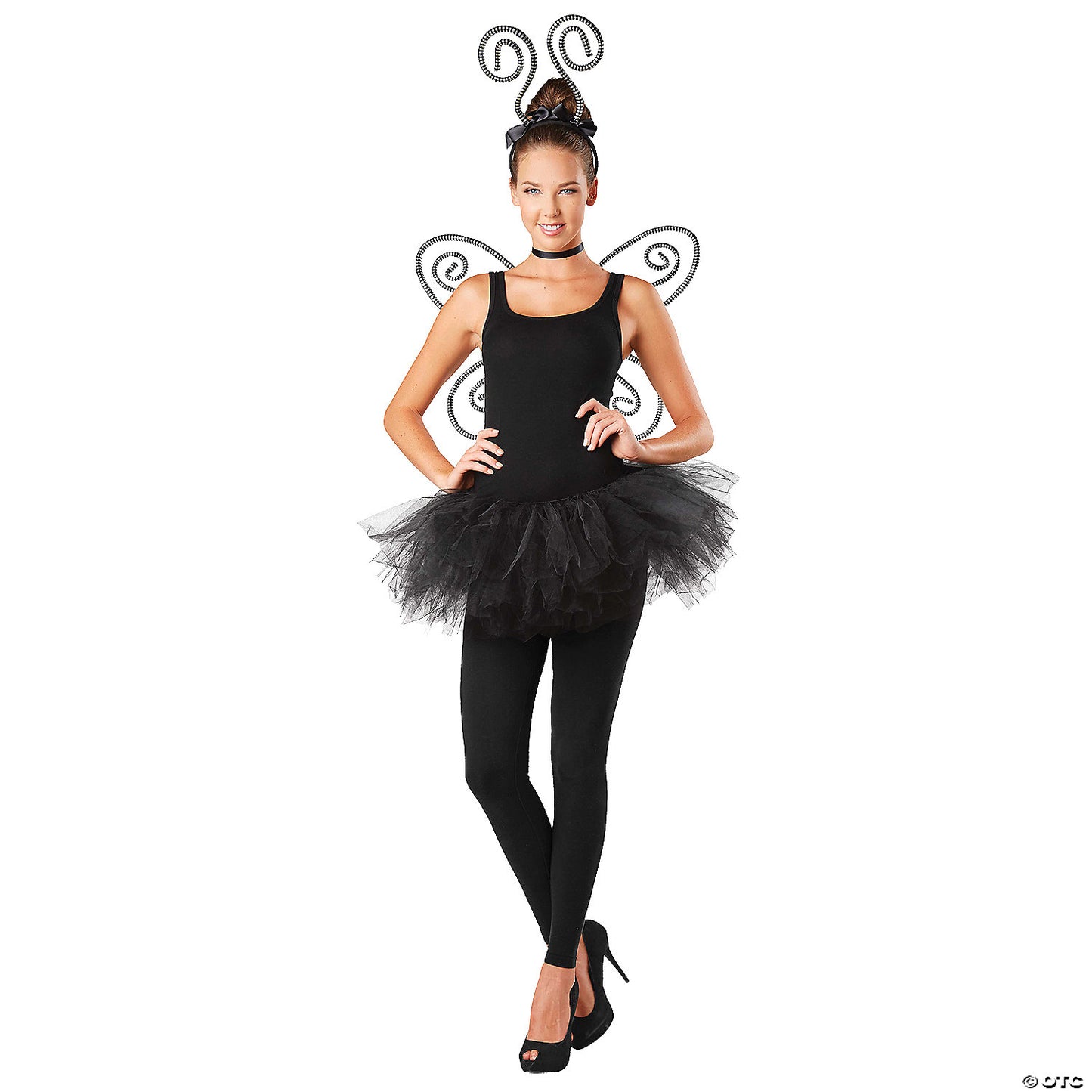 GIRL'S STRIPPED ANTENNA AND WINGS