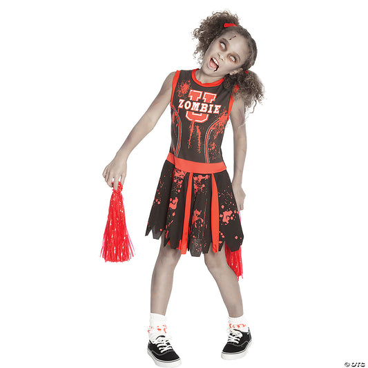 GIRL'S UNDEAD CHEERLEADER COSTUME