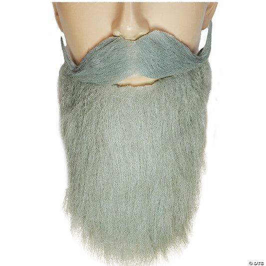 GOATEE MUSTACHE FULL GREY
