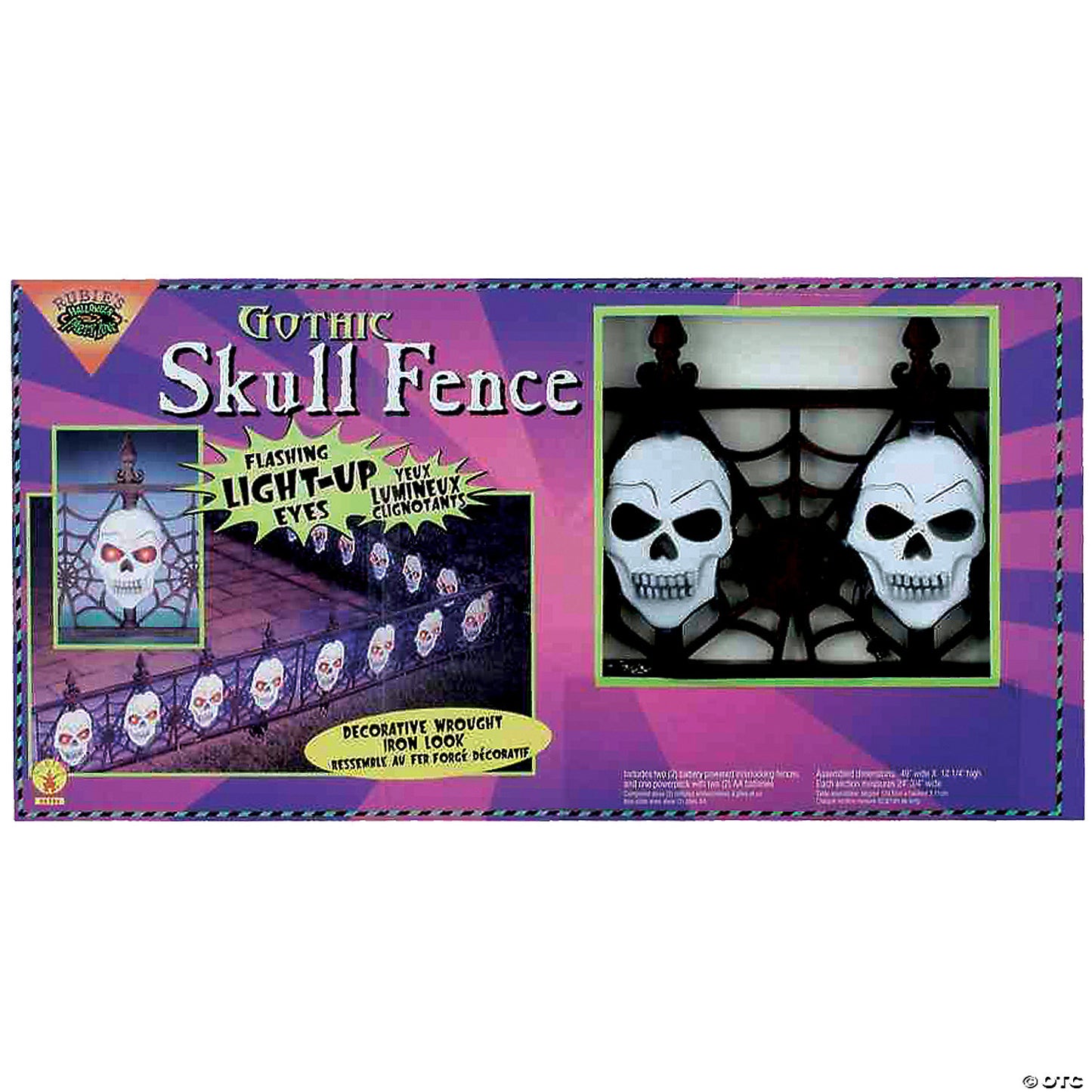 GOTHIC SKULL FENCE FM58468