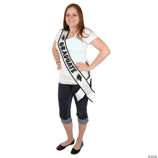 GRADUATE SATIN SASH