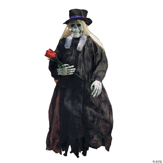 GRAY SKULL HANGNG FIGURE 36 IN