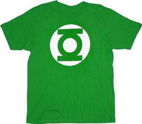 Green Lantern Logo Youth Kids Halloween Cosplay Costume T-shirt
