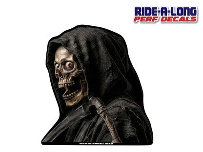 *NEW* Grim Reaper *RIDE A LONG* Perforated Decal