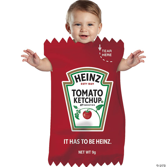 HEINZ KETCHUP PACKET BUNTING COSTUME