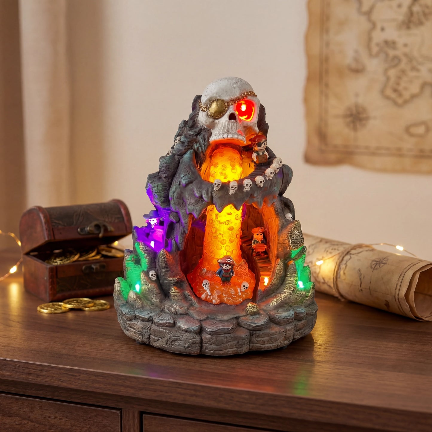 Treasure Falls – Lighted Halloween Village Piece