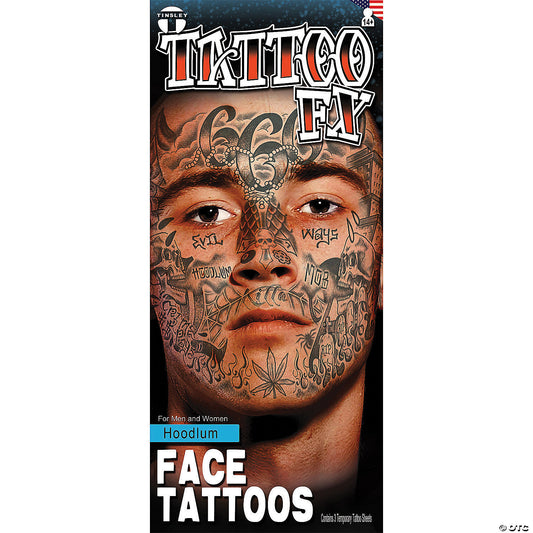 HOODLUM FACE TATTOO FX