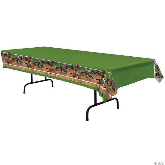HORSE RACING TABLE COVER