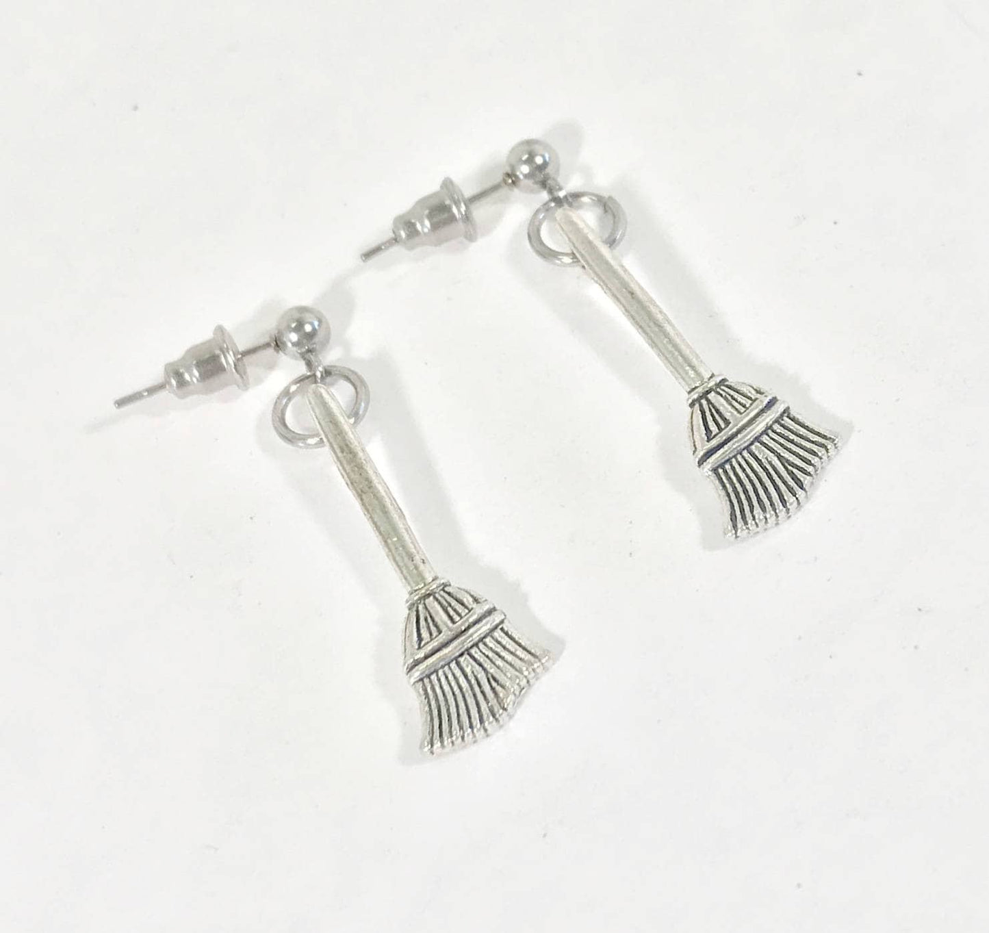 Witchy Earrings, Witch Broom Earrings, Halloween Costume Jewelry, Halloween Jewelry, Witch Earrings, Halloween Earrings, Halloween Gifts