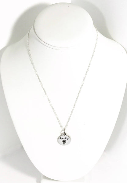 Spooky Necklace, Spider Web Necklace, Halloween Jewelry, Fun Spooky Jewelry, Halloween Gifts, Spider Gift, Halloween Jewelry, Spider Web