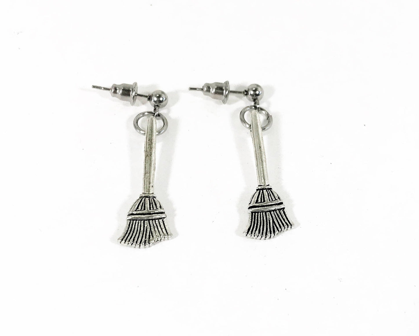 Witchy Earrings, Witch Broom Earrings, Halloween Costume Jewelry, Halloween Jewelry, Witch Earrings, Halloween Earrings, Halloween Gifts