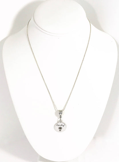 Spooky Spider Web Necklace, Spider Web, Halloween Jewelry, Fun Spooky Jewelry, Halloween Gifts, Spider Gift, Halloween Jewelry, Spider Web