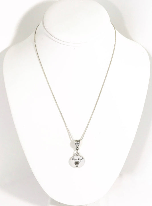 Spooky Spider Web Necklace, Spider Web, Halloween Jewelry, Fun Spooky Jewelry, Halloween Gifts, Spider Gift, Halloween Jewelry, Spider Web