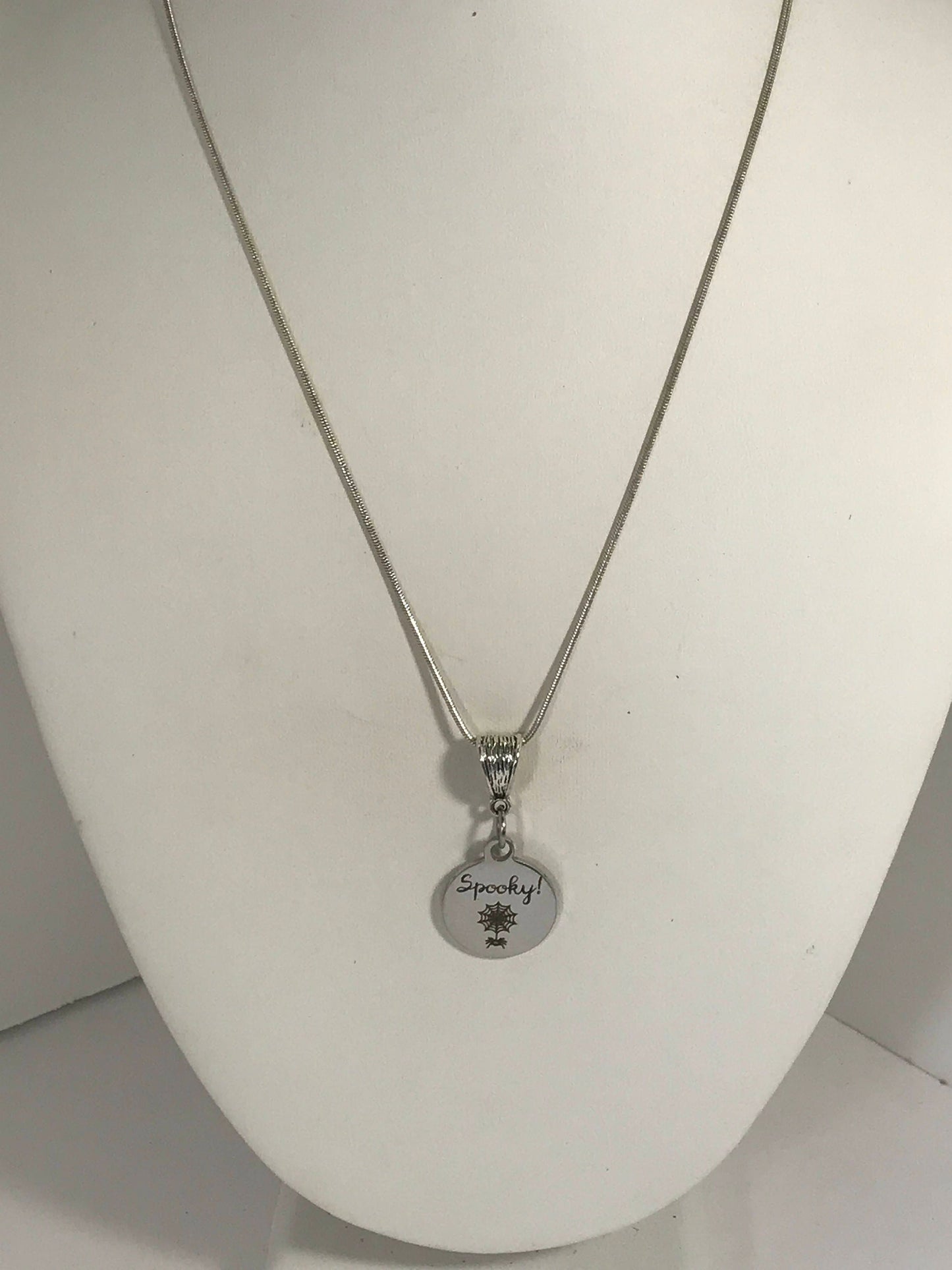 Spooky Spider Web Necklace, Spider Web, Halloween Jewelry, Fun Spooky Jewelry, Halloween Gifts, Spider Gift, Halloween Jewelry, Spider Web