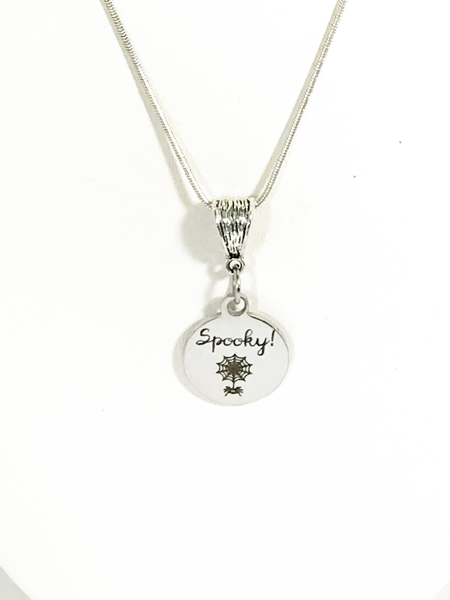 Spooky Spider Web Necklace, Spider Web, Halloween Jewelry, Fun Spooky Jewelry, Halloween Gifts, Spider Gift, Halloween Jewelry, Spider Web