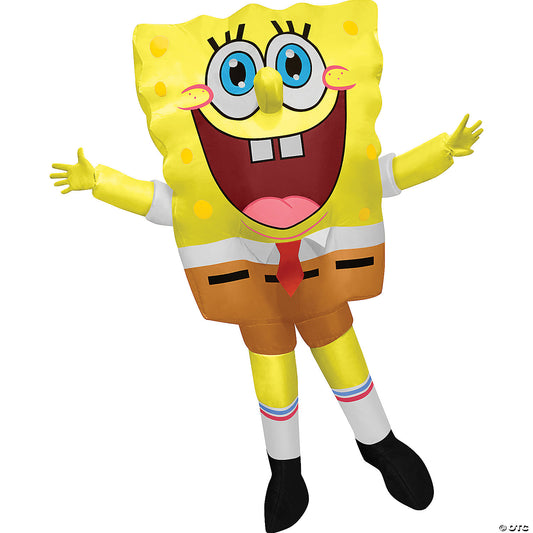 INFLATABLE SPONGEBOB ADULT COSTUME