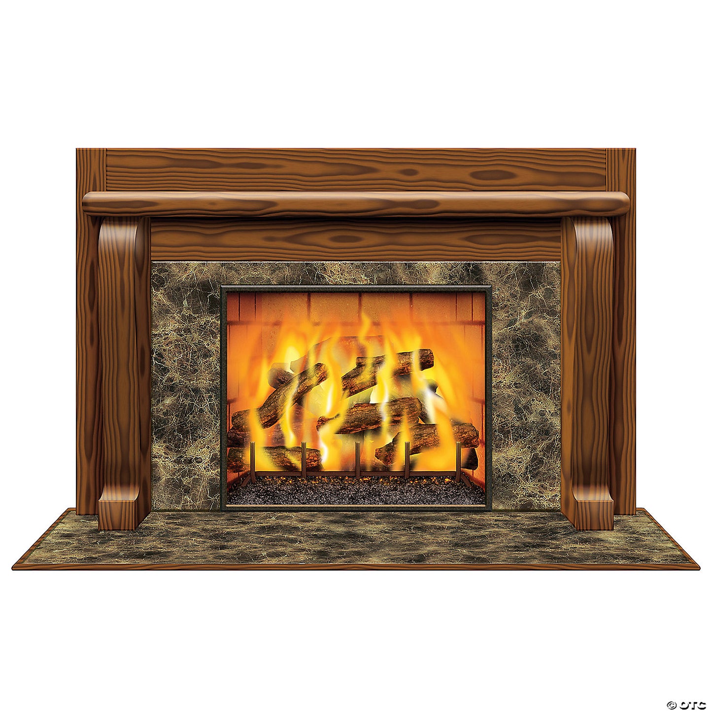 INSTA-VIEW FIREPLACE DECORATION