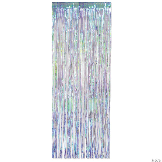IRIDESCENT FRINGE CURTAIN