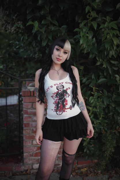 Let's Play Games Ribbed Tank Top