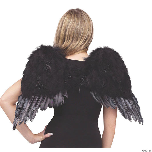 ANGEL WINGS FEATHR CHLD BLK