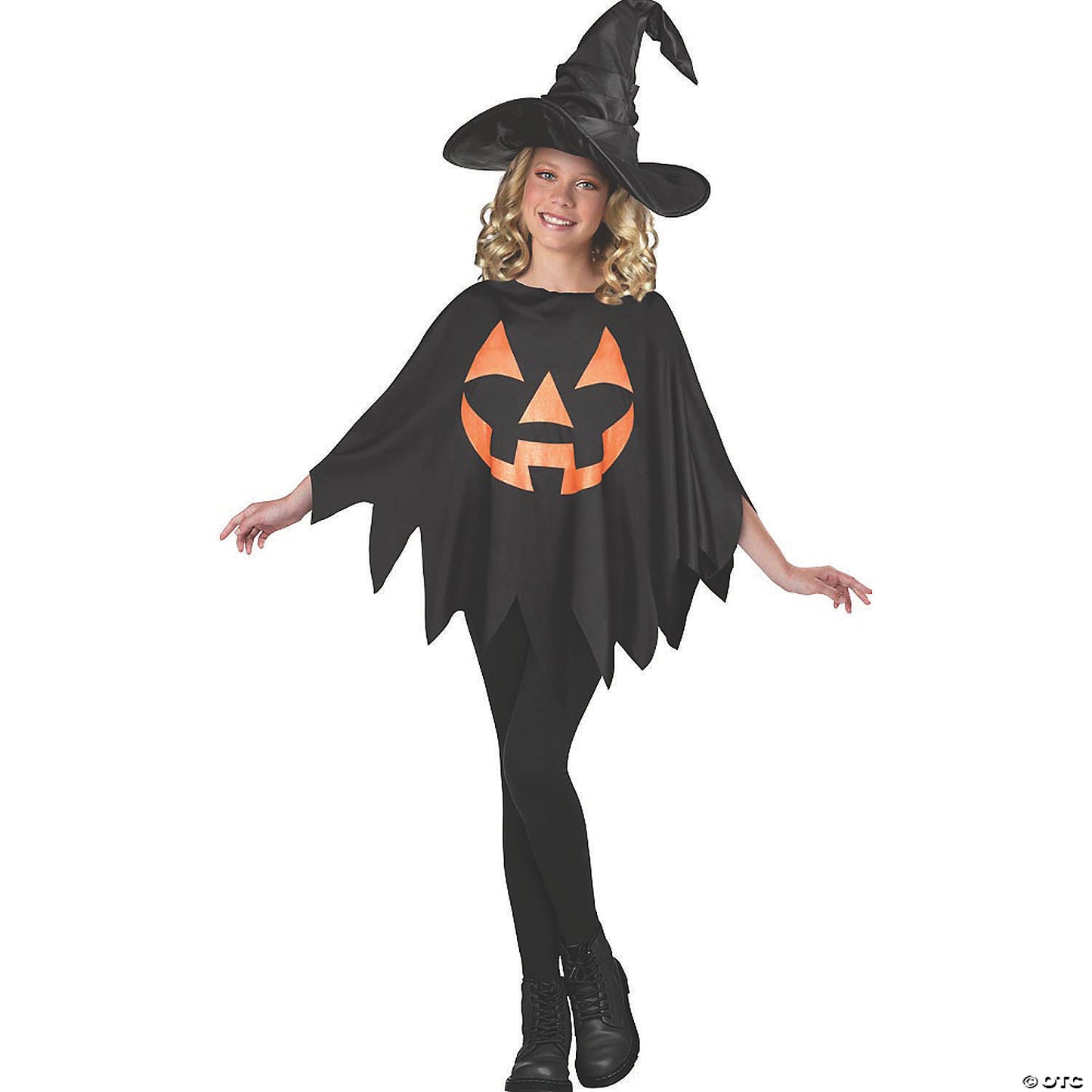 JACK O LANTERN CHILD PONCHO