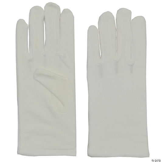 CHILD WHITE GLOVES-LG