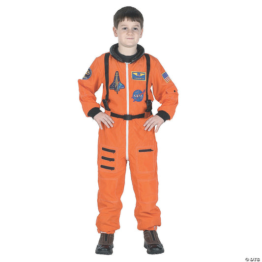 ASTRONAUT SUIT ORNGE LG 8-10
