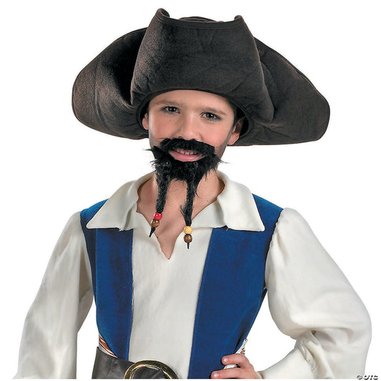PIRATE HAT MUST GOATEE CHLD