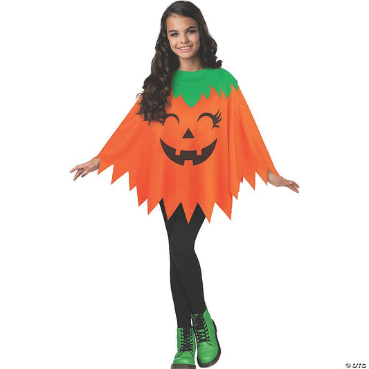 PUMPKIN CHILD PONCHO