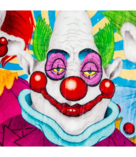 Killer Klowns from Outer Space Characters 45 X 60 Inch Raschel Throw Blanket