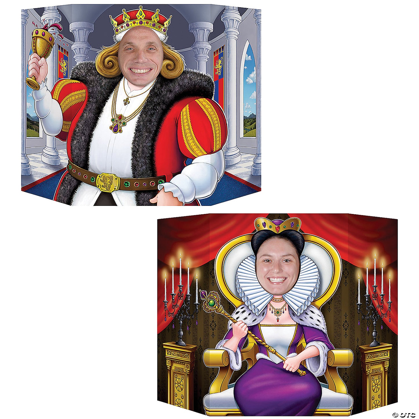 KING AND QUEEN PHOTO PROP