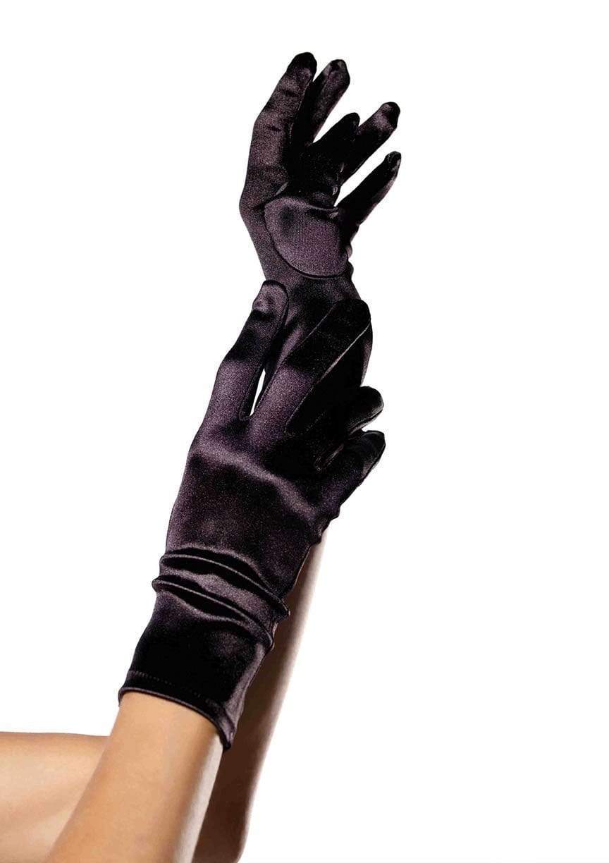Satin Wrist Length Costume Gloves