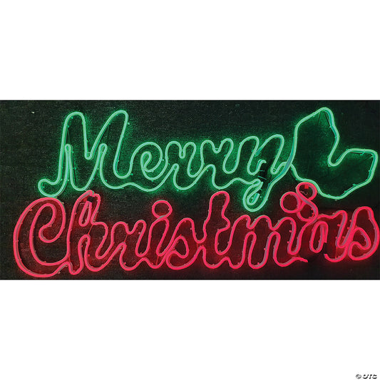 LIGHT GLO MERRY CHRISTMAS 36IN