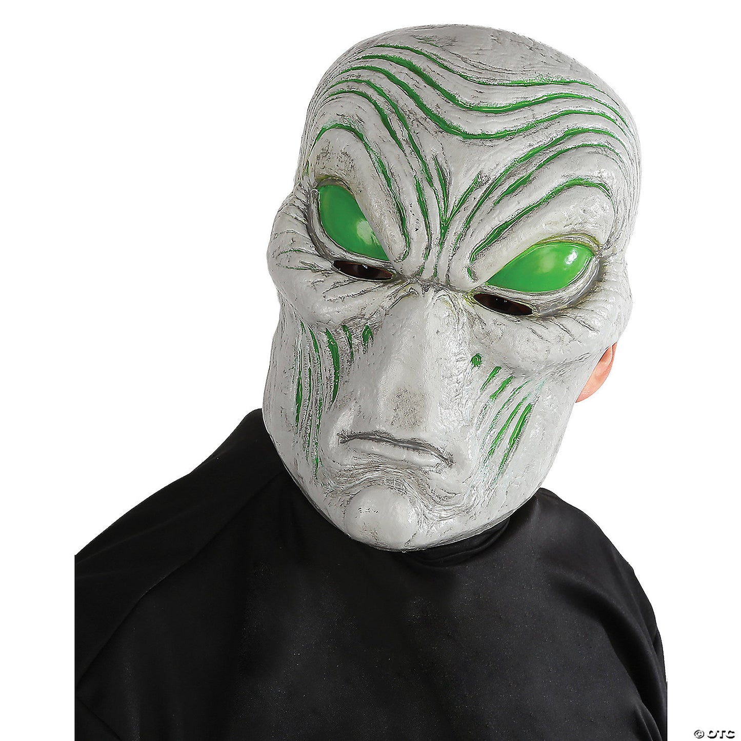 LIGHT UP GRAY ALIEN MASK