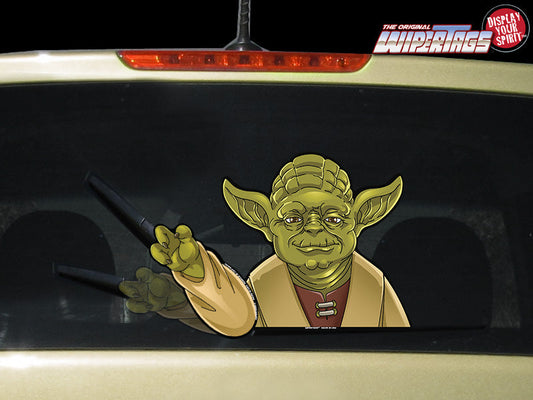 Wise Master Waving WiperTag attached to vehicle rear wiper, product photo 2 of 5
