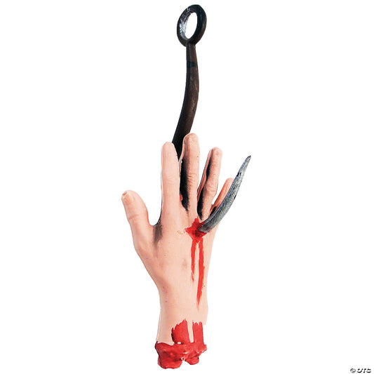 MEAT HOOK HAND DECORATION