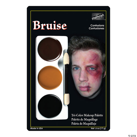 MEHRON BRUISE TRI-COLOR MAKEUP PALETTE