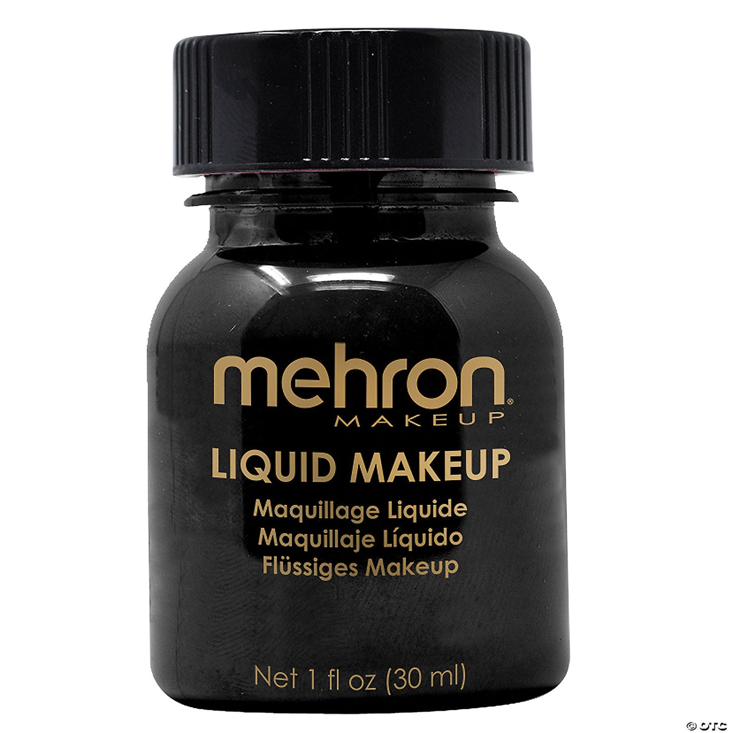 MEHRON LIQUID MAKEUP BLACK 1 OZ