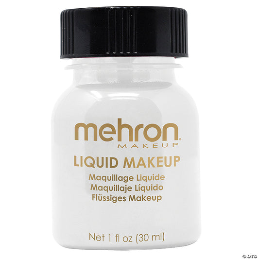 MEHRON LIQUID MAKEUP WHITE 1 OZ