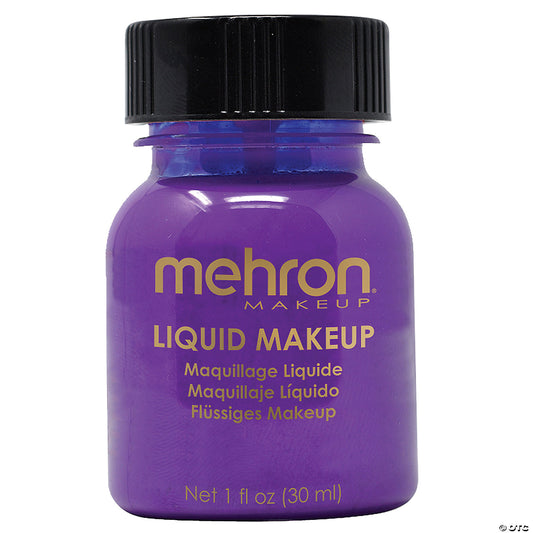 MEHRON LIQUID MAKEUP PURPLE 1 OZ