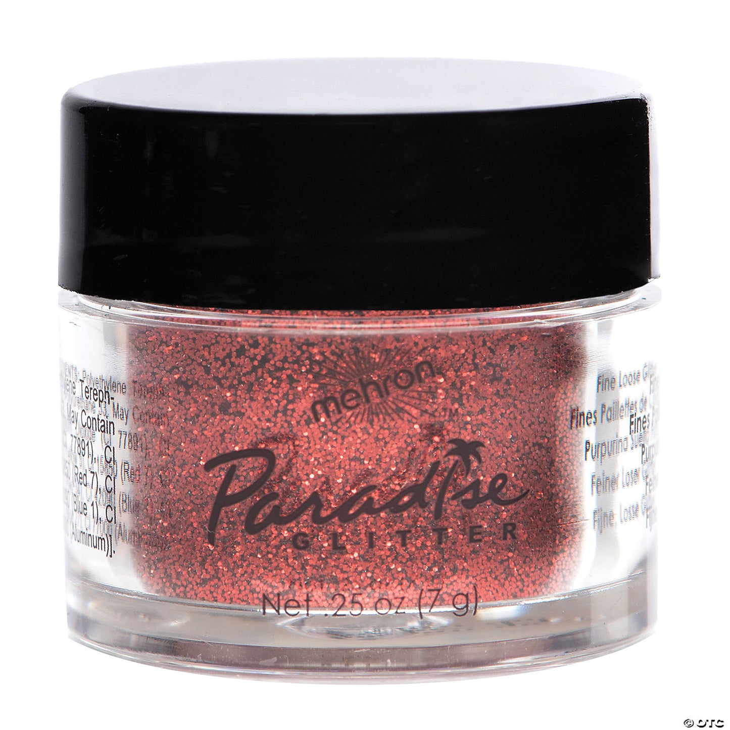 PARADISE GLITTER RED  0.25 OZ