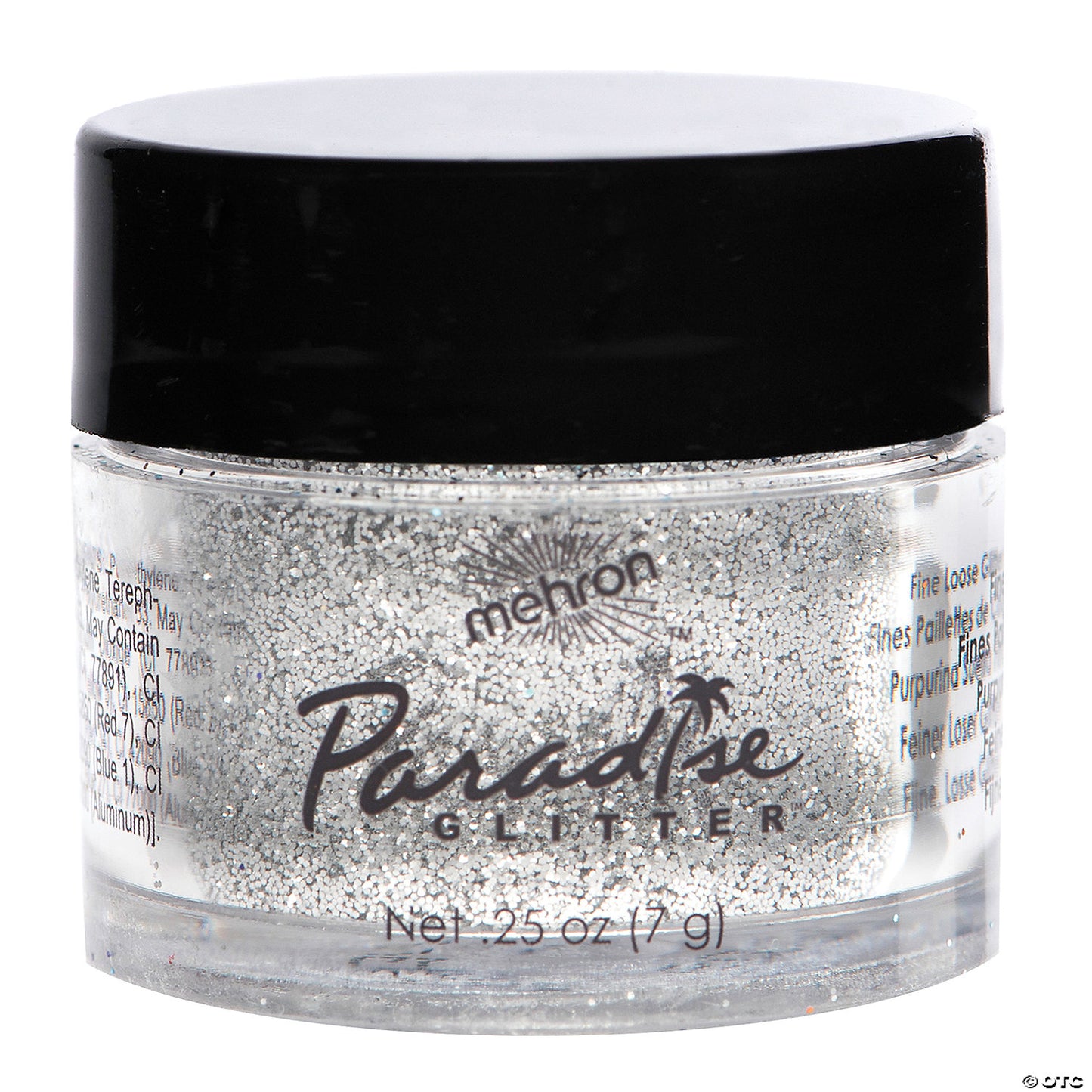PARADISE GLITTER SILVER 0.25 OZ