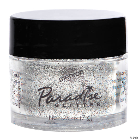 PARADISE GLITTER SILVER 0.25 OZ
