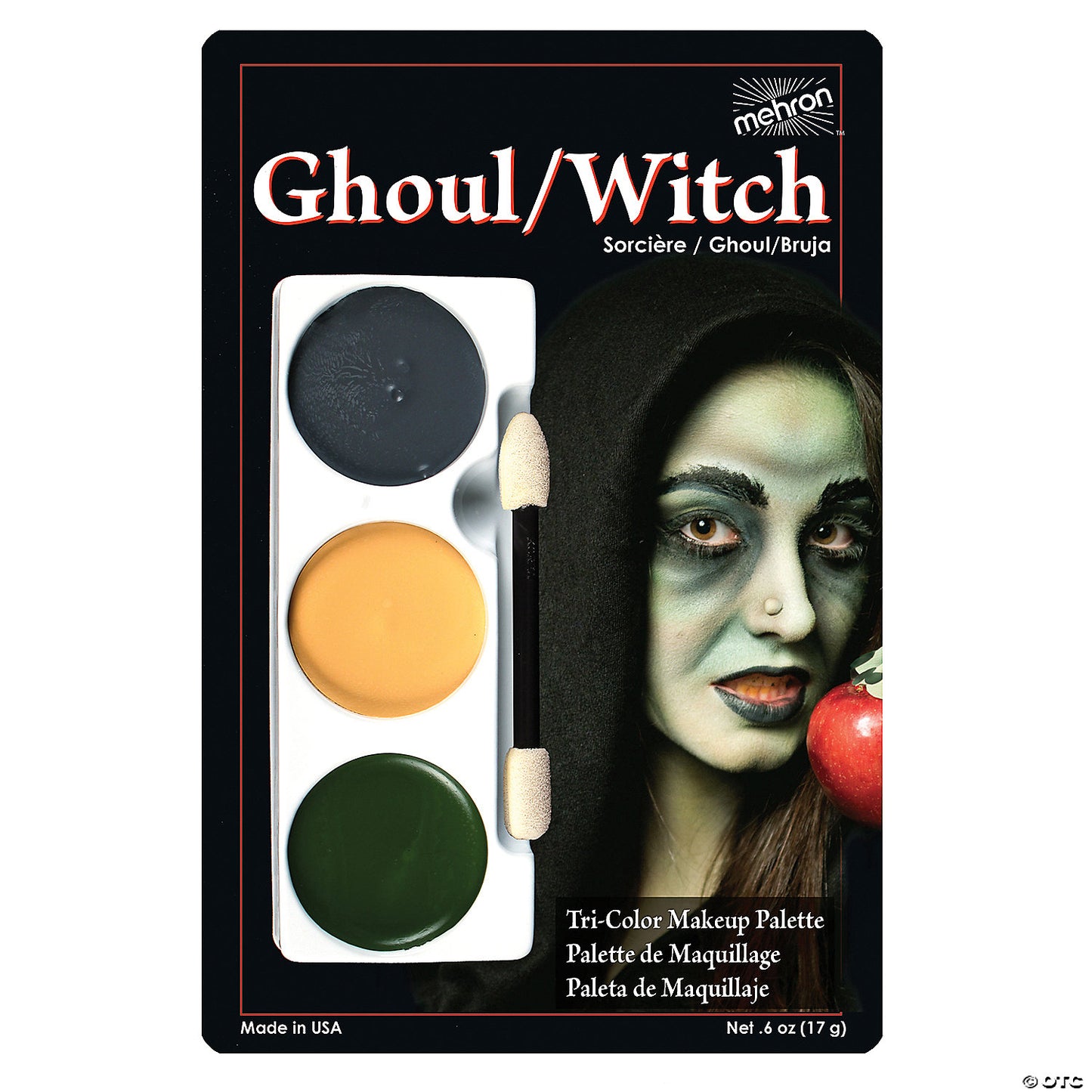 MEHRON WITCH TRI-COLOR PALETTE MAKEUP