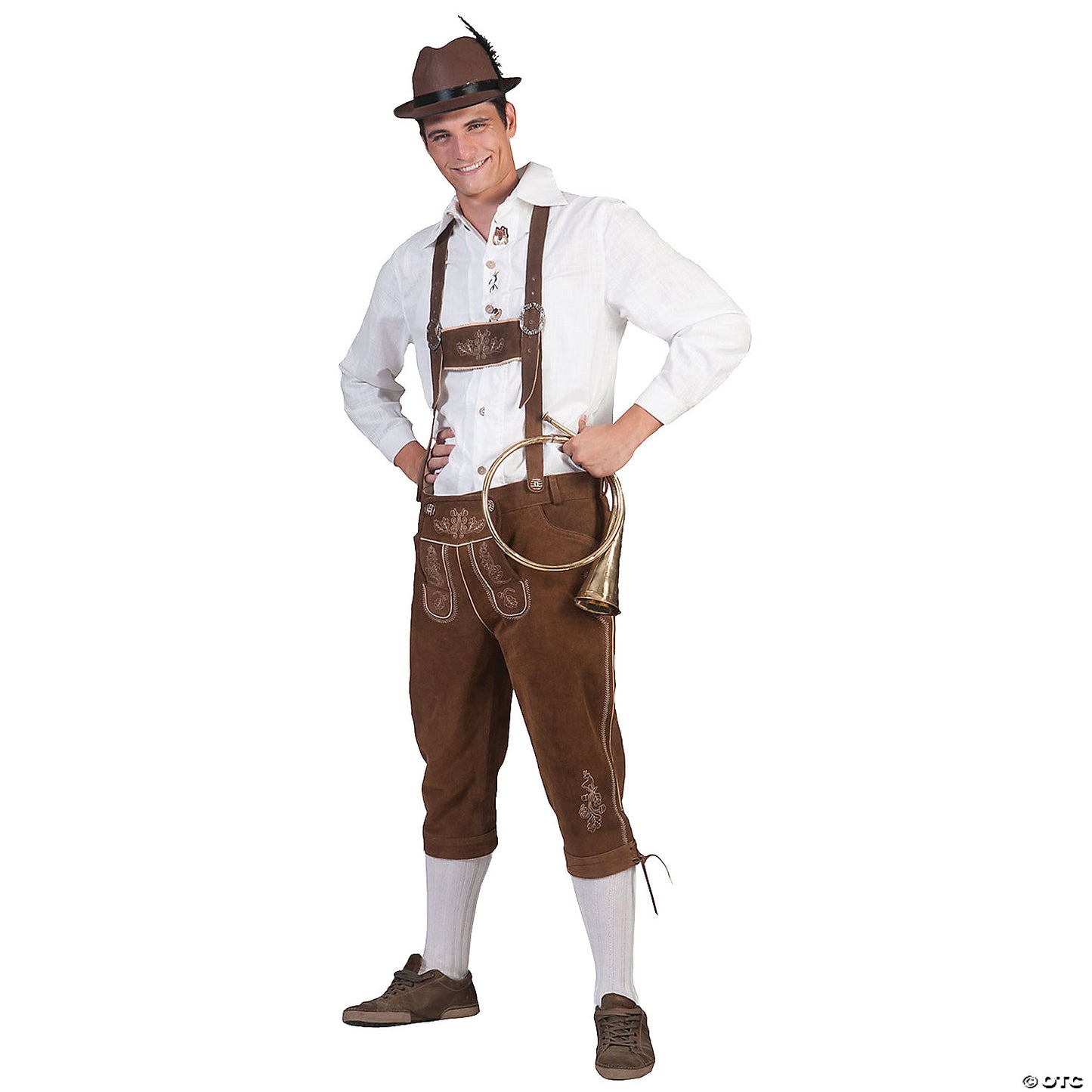 MEN'S BROWN TIROL BERND PANTS