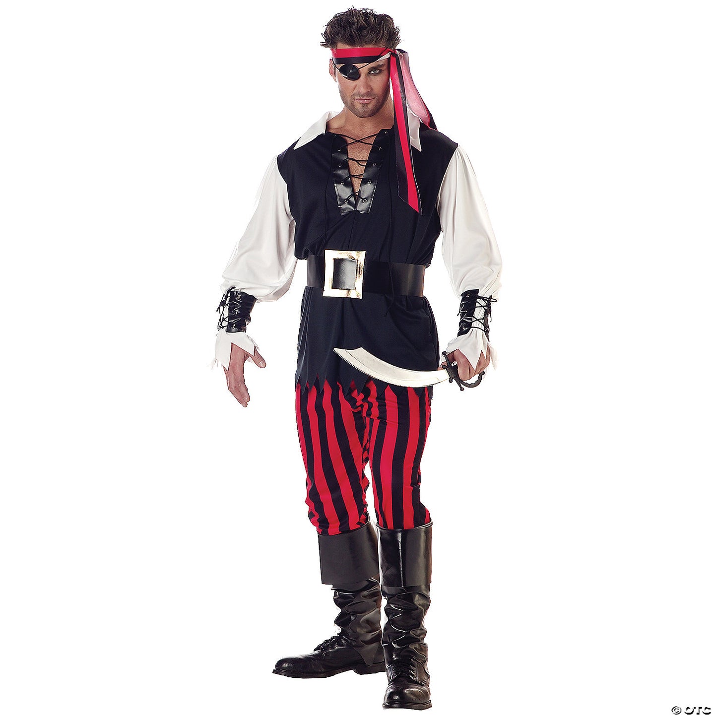 MEN'S CUTTHROAT PIRATE COSTUME LG
