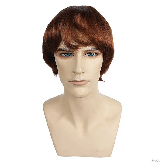 MUSHROOM WIG DISCOUNT MED BROWN RED 30