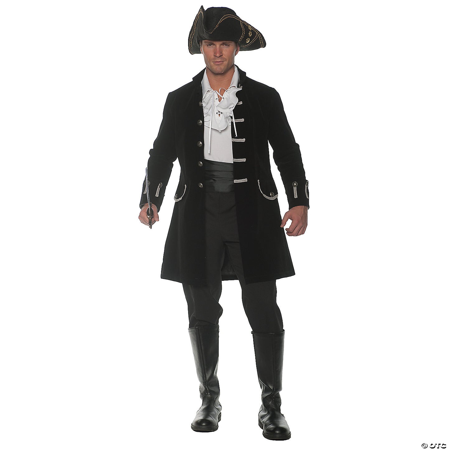 MEN'S BLACK FROCK COAT STD
