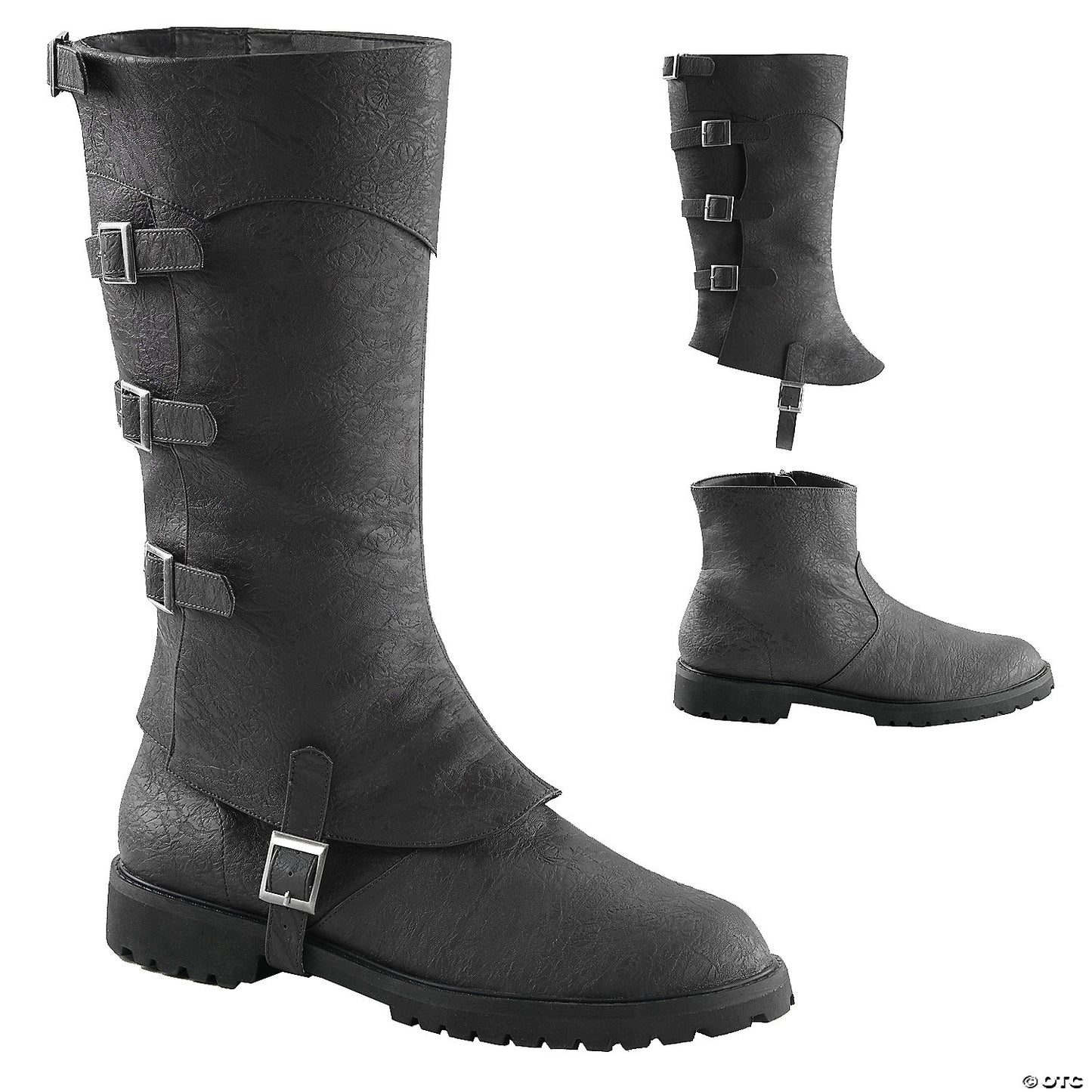 BLACK BOOTS-SZ 12-13